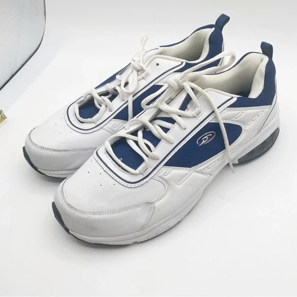 Dr Scholls Men's White and Blue Athletic Sneakers Shoes Size 13.W - Picture 3 of 10